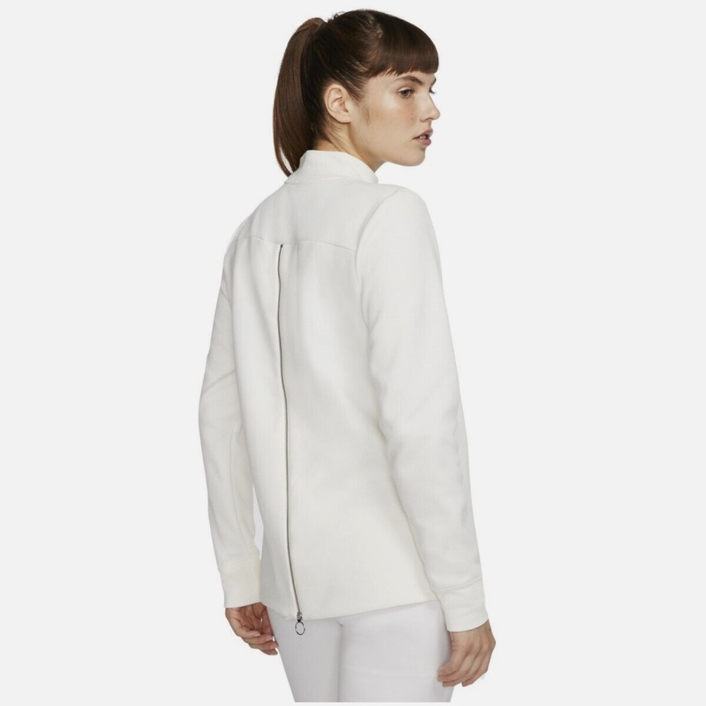 Nike White Back-Zip Women's Sweatshirt